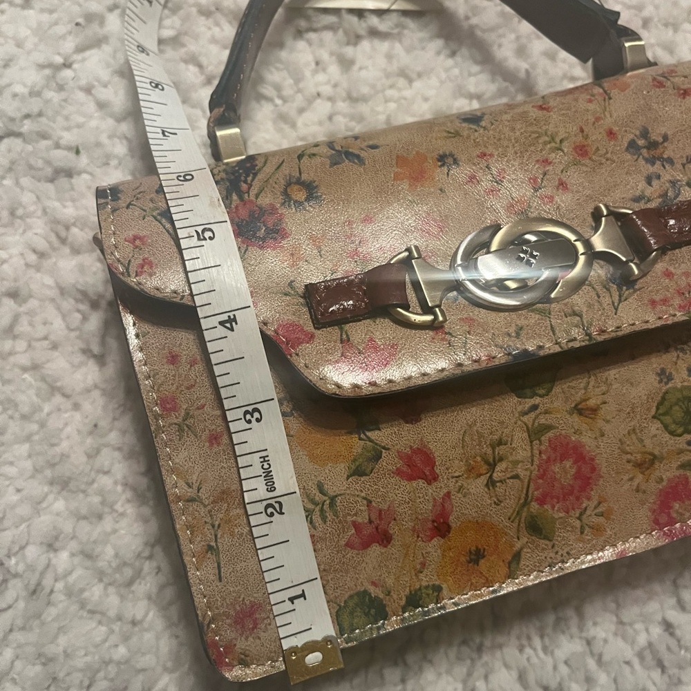 Patricia Nash Leather Hand/Crossbody “Prairie Rose” Whimsical Purse - Picture 12 of 16